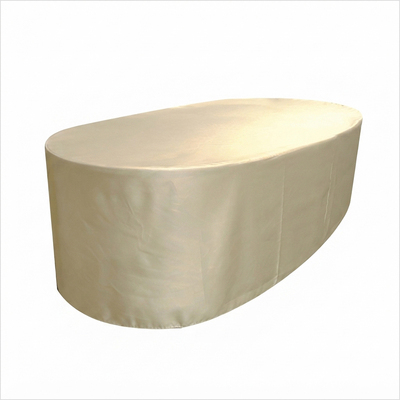 ../frankl24shop/tischdecke oval 2,50m glaenzend champagner